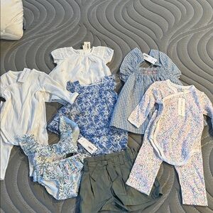 Janie and Jack 6-12 month summer girl clothes